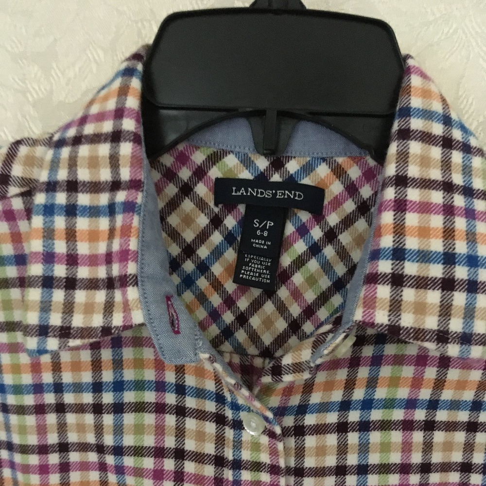 Lands' End Flannel Shirt SP